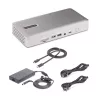 StarTech.com universaalne USB4 ja Thunderbolt 4 dokkimisjaam, nelja ekraani tugi Windowsis, kahe ekraani tugi MacBookis, HDMI DP dokk 98 W sülearvuti laadimisega