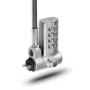 StarTech.com Universaalne sülearvutilukk 6,6 jalga (2 m), turvakaabel sülearvutile, ühildub Noble Wedge®/Nano/K-pesaga; võtmeta kombinatsiooniga lukustuskaabel, vargusvastane lõikekindel teraskaabel