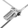 StarTech.com Universaalne sülearvutilukk 6,6 jalga (2 m), turvakaabel sülearvutile, ühildub Noble Wedge®/Nano/K-pesaga; võtmeta kombinatsiooniga lukustuskaabel, vargusvastane lõikekindel teraskaabel