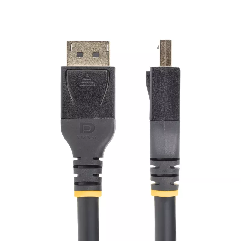 StarTech.com 7.6m (25ft) Active DisplayPort 1.4 kaabel, DP8K DisplayPort kaabel w/HBR3, HDR10, MST, DSC 1.2, HDCP 2.2, 8K 60Hz, 4K 120Hz - DP 1.4 kaabel M/M