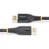 StarTech.com 7.6m (25ft) Active DisplayPort 1.4 kaabel, DP8K DisplayPort kaabel w/HBR3, HDR10, MST, DSC 1.2, HDCP 2.2, 8K 60Hz, 4K 120Hz - DP 1.4 kaabel M/M
