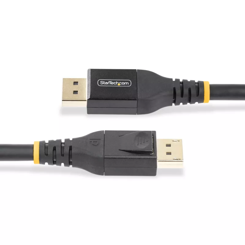 StarTech.com 7.6m (25ft) Active DisplayPort 1.4 kaabel, DP8K DisplayPort kaabel w/HBR3, HDR10, MST, DSC 1.2, HDCP 2.2, 8K 60Hz, 4K 120Hz - DP 1.4 kaabel M/M