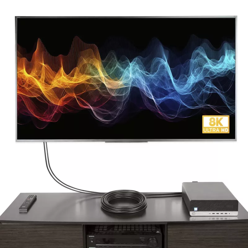 StarTech.com 7.6m (25ft) Active DisplayPort 1.4 kaabel, DP8K DisplayPort kaabel w/HBR3, HDR10, MST, DSC 1.2, HDCP 2.2, 8K 60Hz, 4K 120Hz - DP 1.4 kaabel M/M