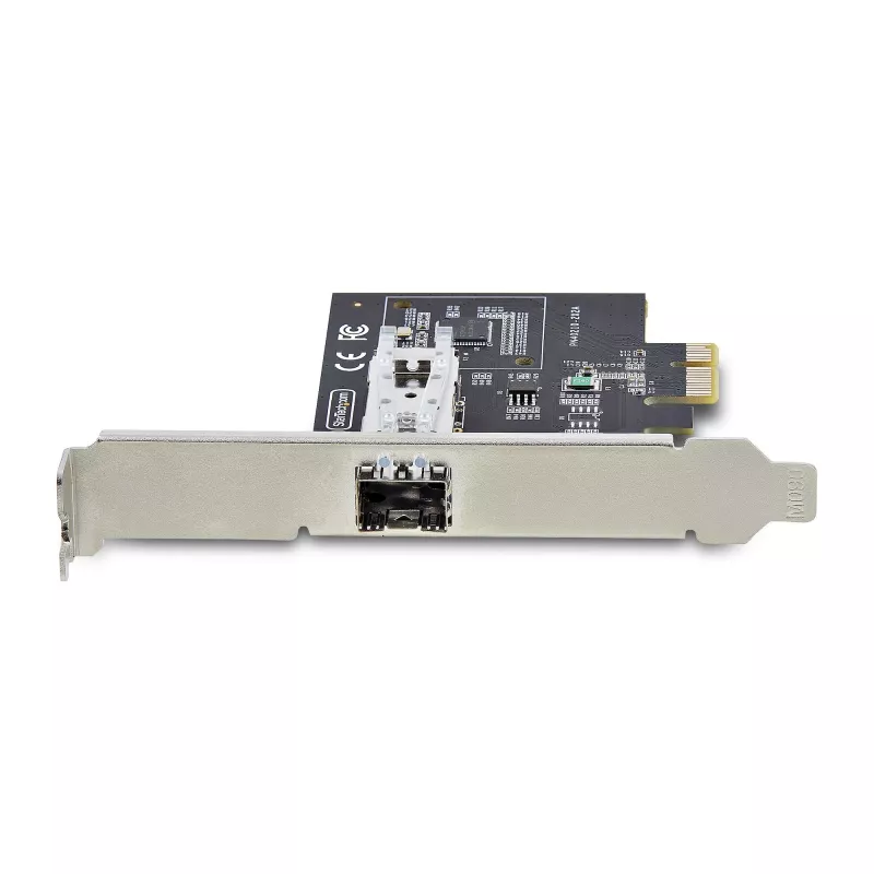 StarTech.com 1-pordine GbE SFP võrgukaart, PCIe 2.1 x1, Intel I210-IS, 1GbE kontroller, 1000BASE vask/kiudoptika, ühepordine gigabitine Etherneti NIC, töölaua/serveri taustaplaadid - Windows ja Linux ühilduv