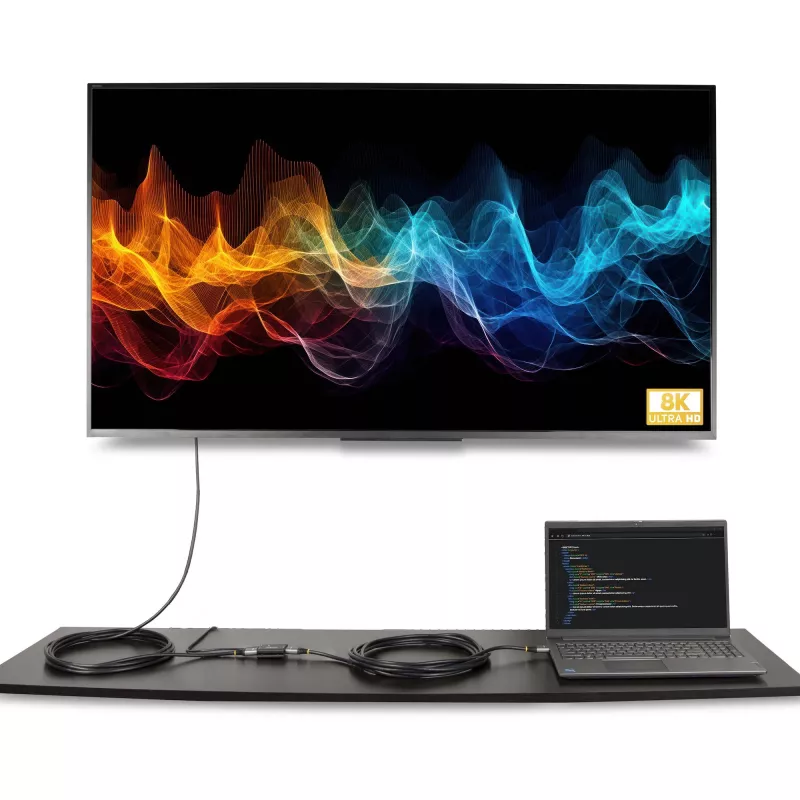 StarTech.com 33ft (10m) 8K 60Hz HDMI signaalivõimendi, aktiivne HDMI 2.1 sisemine repiiter ja videosignaali võimendi kuni 8K 60Hz/4K 144Hz, kompaktne HDMI kaabli pikendaja - HDMI signaali pikendus