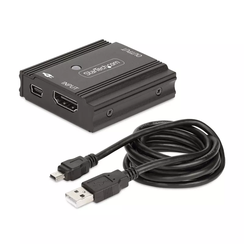 StarTech.com 33ft (10m) 8K 60Hz HDMI signaalivõimendi, aktiivne HDMI 2.1 sisemine repiiter ja videosignaali võimendi kuni 8K 60Hz/4K 144Hz, kompaktne HDMI kaabli pikendaja - HDMI signaali pikendus