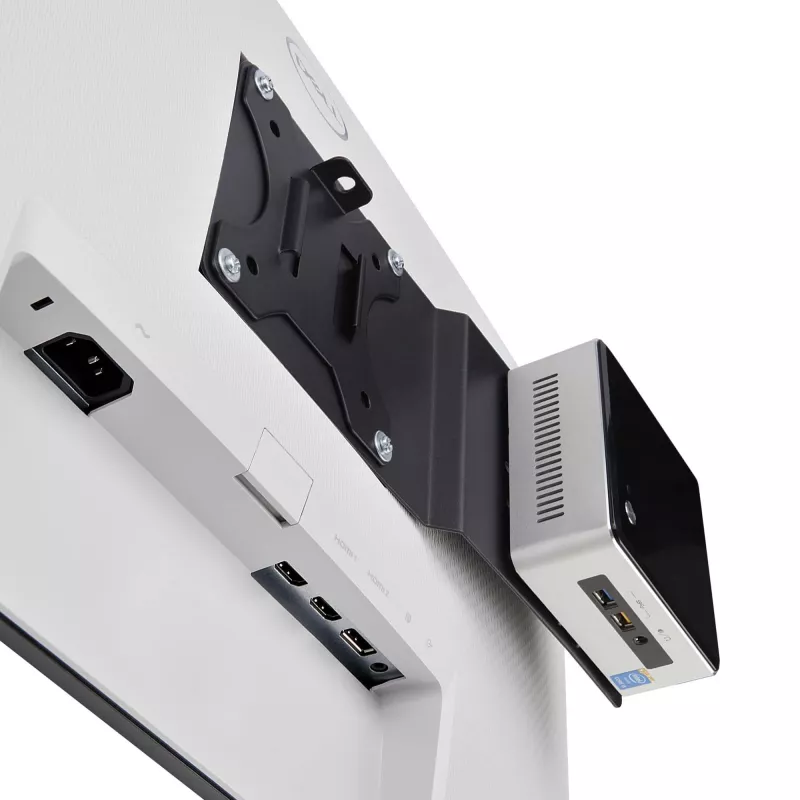 StarTech.com VESA kinnitusklamber NUC-/õhuke klient- või sülearvuti dokkimisjaamadele, VESA 75x75/100x100 ühilduv pikendusplaat mini-arvutile