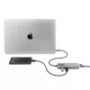 StarTech.com 3-pordiline USB-C jaotur 2,5 Gbps Etherneti ja 100 W toite edastuse läbipääsupordiga, USB 3.2 10 Gbps, 2x USB-A / 1x USB-C, kaasaskantav USB USB-C adapterjaotur