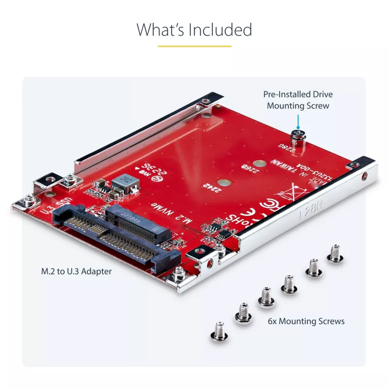 StarTech.com 1M25-U3-M2-ADAPTER liidesekaardid/adapter Sisemine M.2