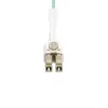 StarTech.com 3m (9,8 jalga) LC-LC (UPC) OM4 mitmikrežiimne fiiberoptiline kaabel tõmmatavate sakkidega, 50/125µm, 100G, paindekindel, madal sisestuskadu - LSZH fiiberoptika hüppaja