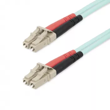 StarTech.com 25m (82ft) LC/UPC to LC/UPC OM4 Multimode fiiberoptiline kaabel, 50/125µm LOMMF/VCSEL Zipcord Fiiber, 100G, Madal Sisestuskadu - LSZH Fiiberhüppaja Juhe