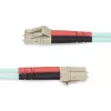 StarTech.com 25m (82ft) LC/UPC to LC/UPC OM4 Multimode fiiberoptiline kaabel, 50/125µm LOMMF/VCSEL Zipcord Fiiber, 100G, Madal Sisestuskadu - LSZH Fiiberhüppaja Juhe