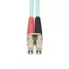 StarTech.com 25m (82ft) LC/UPC to LC/UPC OM4 Multimode fiiberoptiline kaabel, 50/125µm LOMMF/VCSEL Zipcord Fiiber, 100G, Madal Sisestuskadu - LSZH Fiiberhüppaja Juhe