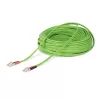 StarTech.com 25 m (82 jalga) LC kuni LC (UPC) OM5 mitmemoodiline fiiberoptiline kaabel, 50/125 µm dupleks LOMMF tõmblukuga juhe, VCSEL, 40G/100G, LSZH fiiberhüppaja juhe