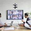 StarTech.com kahe ujuvaseinalise AV-riiuli süsteem, reguleeritava kõrgusega riiul teleri alla, A/V-seadmete korraldamiseks mustadel karastatud klaasriiulitel