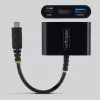 StarTech.com USB-C–HDMI mitme pordiga adapter, 140 W PD laadimine, 4K 60 Hz HDMI, USB 5 Gbit/s jaotur, mini dokk MacBookile / Dellile / Thinkpadile / HP-le / iPadile / tahvelarvutitele