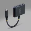StarTech.com USB-C–HDMI mitme pordiga adapter, 140 W PD laadimine, 4K 60 Hz HDMI, USB 5 Gbit/s jaotur, mini dokk MacBookile / Dellile / Thinkpadile / HP-le / iPadile / tahvelarvutitele