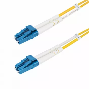 StarTech.com 8m LC–LC (UPC) OS2 ühemoodiline duplekskiudoptiline kaabel, 9/125µm, 100G, paindetundetu, madal sisestuskadu – LSZH kiudoptiline hüppaja