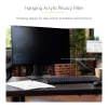 StarTech.com 23,8-tolline 16:9 arvutimonitori privaatsusfilter, riputatav akrüülfilter, kiirpaigaldatav turvakilp, monitori ekraanikaitse, +/- 30° vaatenurk, läikiv