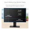 StarTech.com 23,8-tolline 16:9 arvutimonitori privaatsusfilter, riputatav akrüülfilter, kiirpaigaldatav turvakilp, monitori ekraanikaitse, +/- 30° vaatenurk, läikiv