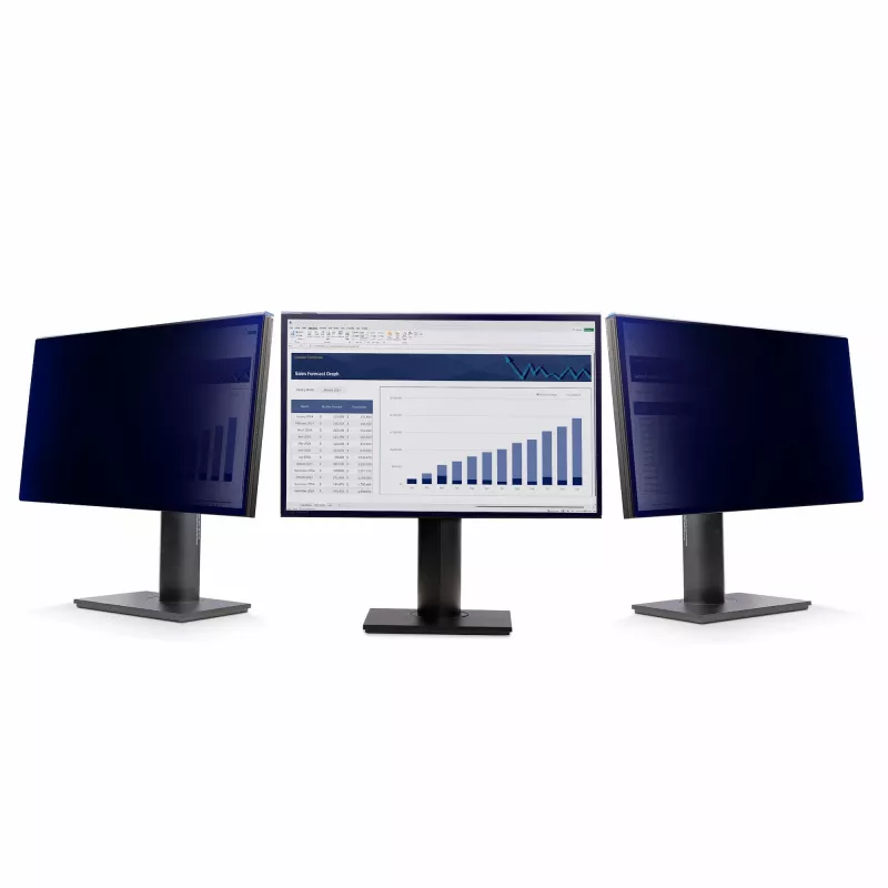 StarTech.com 24-tolline 16:9 arvutimonitori privaatsusekraan, riputatav akrüülfilter, kiirpaigaldusega turvakilp, monitori ekraanikaitse, vaatenurk +/- 30°, läikiv