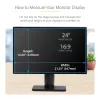 StarTech.com 24-tolline 16:9 arvutimonitori privaatsusekraan, riputatav akrüülfilter, kiirpaigaldusega turvakilp, monitori ekraanikaitse, vaatenurk +/- 30°, läikiv