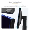 StarTech.com 24-tolline 16:9 arvutimonitori privaatsusekraan, riputatav akrüülfilter, kiirpaigaldusega turvakilp, monitori ekraanikaitse, vaatenurk +/- 30°, läikiv