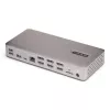 StarTech.com Triple-Monitor USB4 dokkimisjaam, 4K 60Hz HDMI või DisplayPort, 100W sülearvuti laadimine, 2.5GbE, USB-C mitme monitori dokk, draiveritavaba