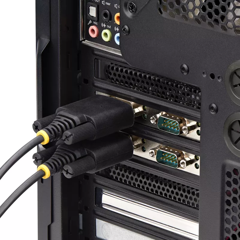 StarTech.com 4-pordiline jadaliidese PCIe-kaart, neljapordiline PCI Express RS232/RS422/RS485 (DB9) jadakaardile, madala profiiliga kronstein kaasas, 16C1050 UART, Windows/Linux, TAA-ühilduv - 4. taseme ESD-kaitse