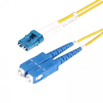 StarTech.com 50m (164 jalga) LC-SC (UPC) OS2 ühemoodiline duplekskiudoptiline kaabel, 9/125µm, 100G, paindetundetu, madal sisestuskadu – LSZH fiiberhüppaja juhe