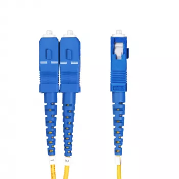 StarTech.com 50m (164 jalga) LC-SC (UPC) OS2 ühemoodiline duplekskiudoptiline kaabel, 9/125µm, 100G, paindetundetu, madal sisestuskadu – LSZH fiiberhüppaja juhe