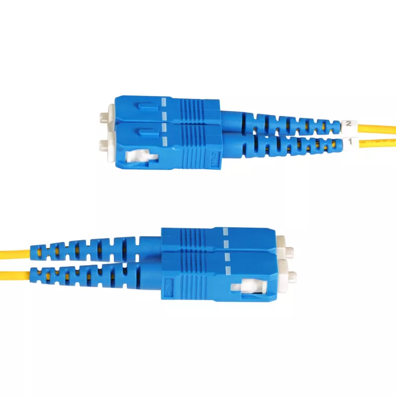 StarTech.com 50m (164 jalga) LC-SC (UPC) OS2 ühemoodiline duplekskiudoptiline kaabel, 9/125µm, 100G, paindetundetu, madal sisestuskadu – LSZH fiiberhüppaja juhe