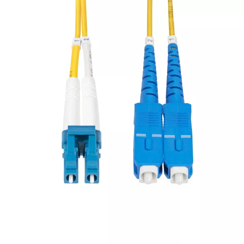 StarTech.com 50m (164 jalga) LC-SC (UPC) OS2 ühemoodiline duplekskiudoptiline kaabel, 9/125µm, 100G, paindetundetu, madal sisestuskadu – LSZH fiiberhüppaja juhe