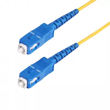 StarTech.com 100m (328 jalga) SC-SC (UPC) OS2 ühemoodiline simpleks fiiberoptiline kaabel, 9/125 µm, 40G/100G, paindekindel, madal sisestuskadu, LSZH fiiber hüppaja juhe