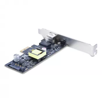 StarTech.com 1-Port 2.5Gbps NBASE-T PoE võrgukaart, Intel I225-V, 802.3af/at PoE+ multi-gigabit NIC, PCI Express serveri LAN-kaart, SATA-toitega lauaarvuti Etherneti liides - toetab Windows, Linux