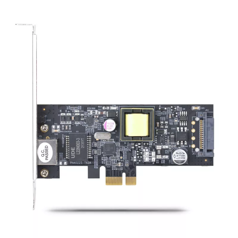 StarTech.com 1-Port 2.5Gbps NBASE-T PoE võrgukaart, Intel I225-V, 802.3af/at PoE+ multi-gigabit NIC, PCI Express serveri LAN-kaart, SATA-toitega lauaarvuti Etherneti liides - toetab Windows, Linux