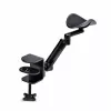 StarTech.com reguleeritav käetugi kontorilauale, ergonoomiline käe-/küünarnukitugi, 360-kraadine pööramine, klamberkinnitus / puurimiseta paigaldus, must