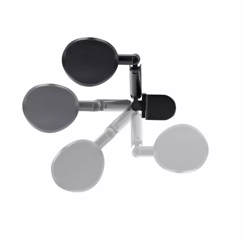 StarTech.com reguleeritav käetugi kontorilauale, ergonoomiline käe-/küünarnukitugi, 360-kraadine pööramine, klamberkinnitus / puurimiseta paigaldus, must