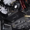 StarTech.com kahe pesaga M.2 NVMe SSD PCIe x8 eemaldatav mobiilne raam; vajalik PCIe bifurkatsioon; tööriistavaba paigaldus, PCIe taustplaat kahe kuuma vahetusega kettapesaga