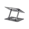 StarTech.com Pöörlev sülearvutialus, 360° pöörlev, ergonoomiline lauatõstuk arvutile, kõrgendatud alus reguleeritava kaldega, max 11lb/5kg, alumiiniumist, kaasaskantav disain