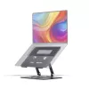 StarTech.com Pöörlev sülearvutialus, 360° pöörlev, ergonoomiline lauatõstuk arvutile, kõrgendatud alus reguleeritava kaldega, max 11lb/5kg, alumiiniumist, kaasaskantav disain