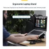 StarTech.com Pöörlev sülearvutialus, 360° pöörlev, ergonoomiline lauatõstuk arvutile, kõrgendatud alus reguleeritava kaldega, max 11lb/5kg, alumiiniumist, kaasaskantav disain