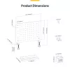 StarTech.com 1612B-DESK-PEGBOARD lauaorganisaatorite komplekt 1 tk