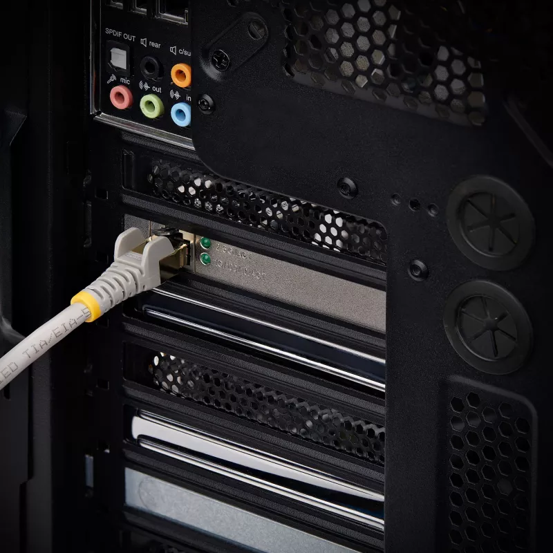 StarTech.com 1-port 2,5 Gb/s NBASE-T PCIe võrgukaart, Intel® I225-V, ühe pordiga arvuti võrgukaart, Ethernet MultiGigabit NIC, PCI Express serveri LAN-kaart