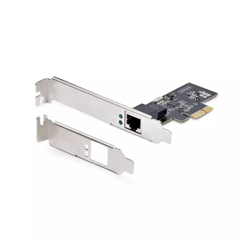 StarTech.com 1-port 2,5 Gb/s NBASE-T PCIe võrgukaart, Intel® I225-V, ühe pordiga arvuti võrgukaart, Ethernet MultiGigabit NIC, PCI Express serveri LAN-kaart