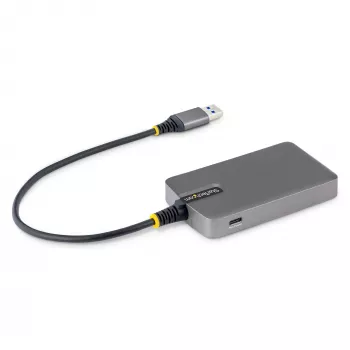 StarTech.com 4-Port USB-A Hub, 5Gbps, Bus Powered, USB-A to 4x USB-A Hub koos USB-C Auxiliary Power Input, 1ft/30cm Host kaabel, Portable Desktop/Laptop USB Hub