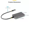 StarTech.com 4-pordiline USB-C jaotur, 5 Gbps, siiniga toidetav, USB-C kuni 4x USB-A jaotur USB-C abitoitesisendiga, 1 jala/30 cm hostikaabel, kaasaskantav laua-/sülearvuti USB-jaotur
