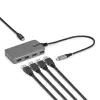 StarTech.com 4-pordiline USB-C jaotur, 5 Gbps, siiniga toidetav, USB-C kuni 4x USB-A jaotur USB-C abitoitesisendiga, 1 jala/30 cm hostikaabel, kaasaskantav laua-/sülearvuti USB-jaotur