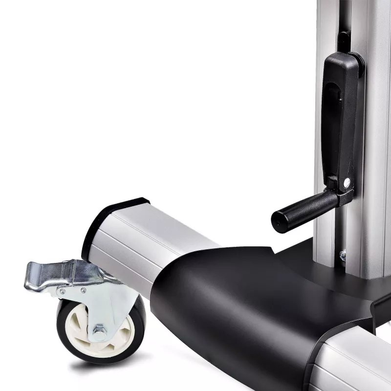 StarTech.com ratastel telerikäru/statiiv 60-100-tollistele lameekraanidele kuni 100 kg, kõrguse reguleerimine käsivända abil, mobiilne/teisaldatav alus