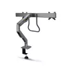 StarTech.com lauale kinnitatav kahe monitori hoob risttalaga, kuni 27-tollised ekraanid, VESA 75x75/100x100, max 33 naela/15 kg, C-klamber, täisliigendus, mehaaniline vedru, TAA